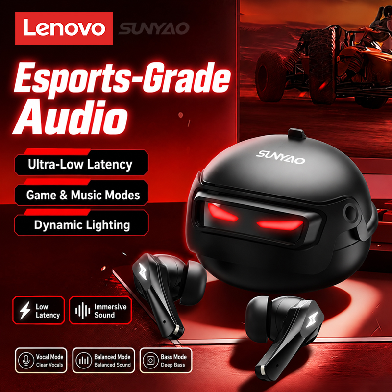 Lenovo GT101 ゲーミングヘッドセット、ワイヤレス - Video Gaming & Esports Usd Acc のレビューと価格