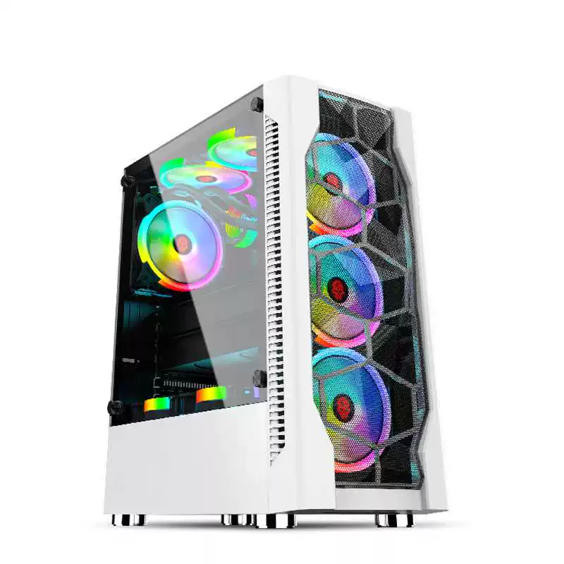 ゲーミングPCケース、強化ガラス製サイドパネル、デスクトップ - Esports Gaming Pc Build のレビューと価格