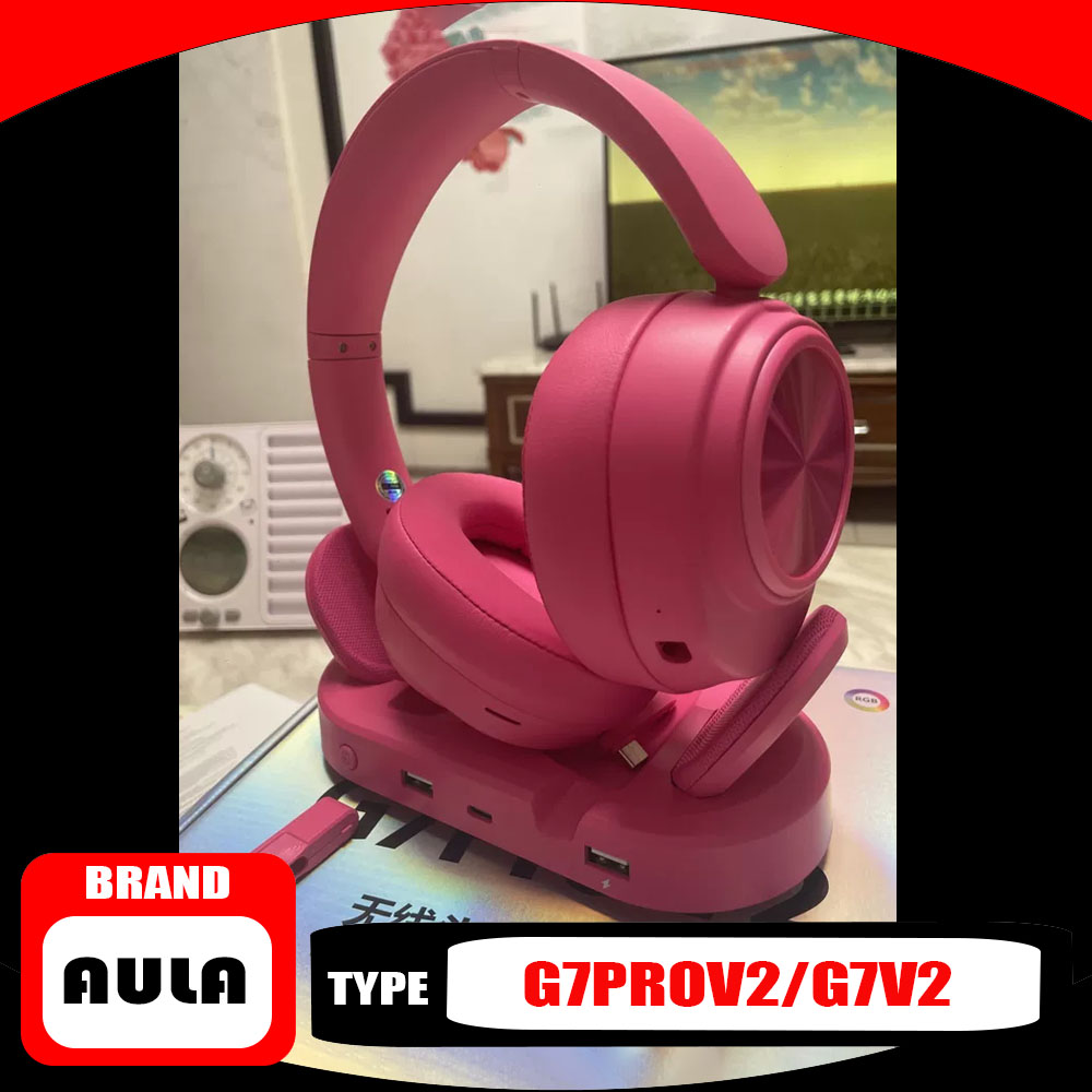 AULA G7 Pro V2 オーバーイヤーヘッドホン。6つ - Video Gaming & Esports Usd Acc のレビューと価格